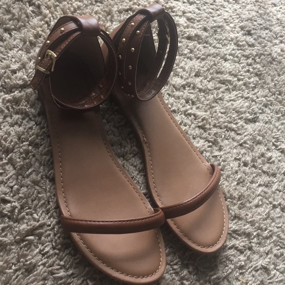 Tan sandals